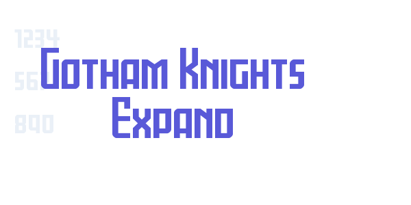 Gotham Knights Expand font