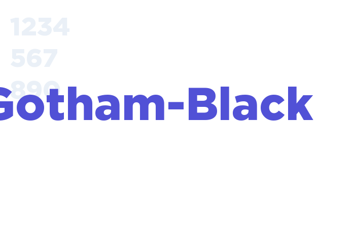 Gotham-Black font download