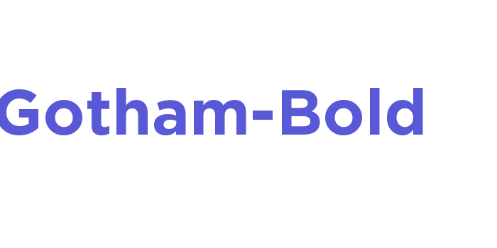 Gotham-Bold Font Download