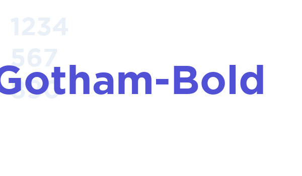 Gotham-Bold font download