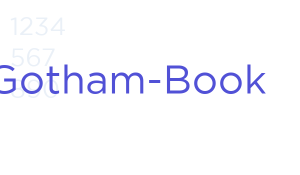 Gotham-Book font download