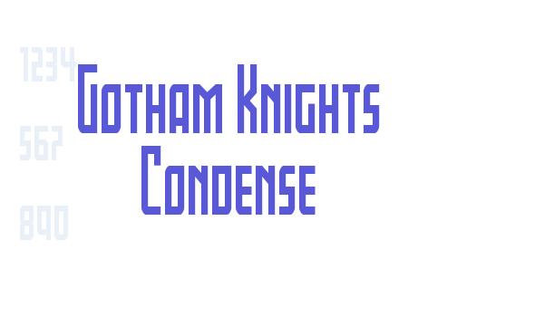 Gotham Knights Condense Font