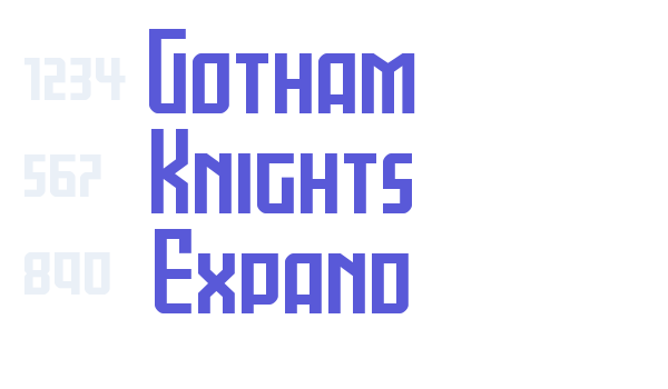 Gotham Knights Expand Font