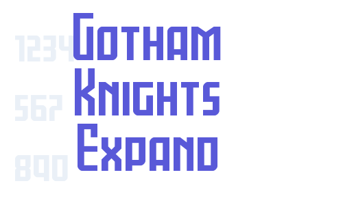 Gotham Knights Expand Font Download