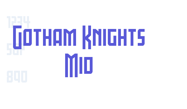 Gotham Knights Mid Font