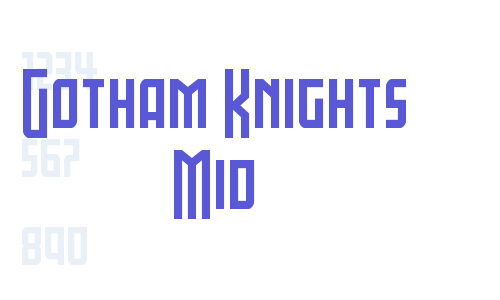 Gotham Knights Mid Font Download