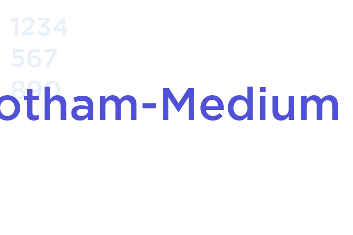 Gotham-Medium font download