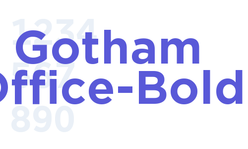 Gotham Office-Bold Font