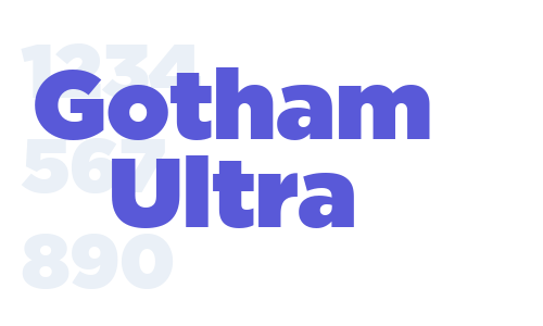 Gotham Ultra Font