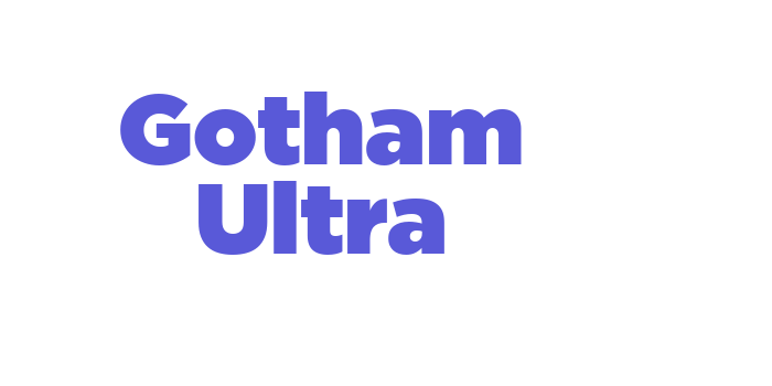 Gotham Ultra Font Download