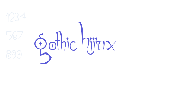 Gothic Hijinx font free