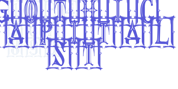 Gothic Kapital St font free