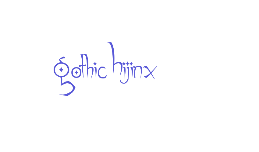 Gothic Hijinx Font Download