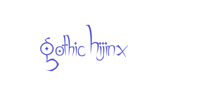 Gothic Hijinx Font Download