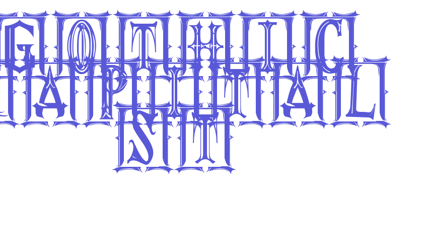 Gothic Kapital St Font