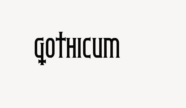 Gothicum Font