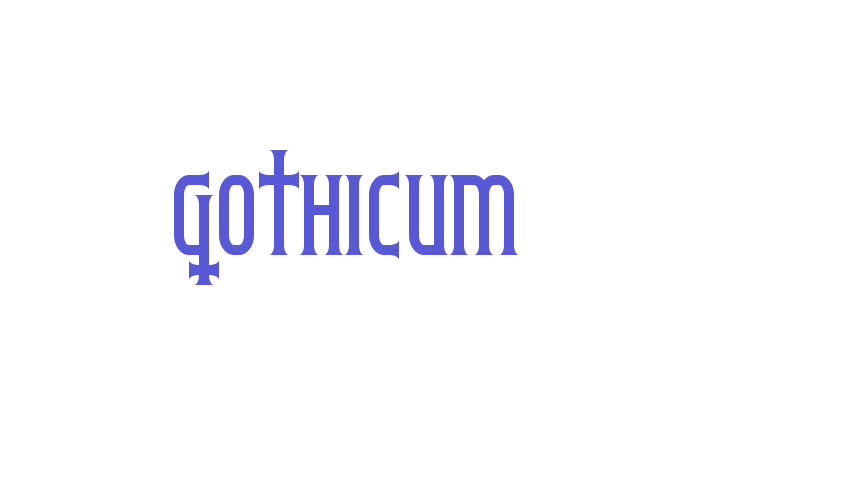 Gothicum Font