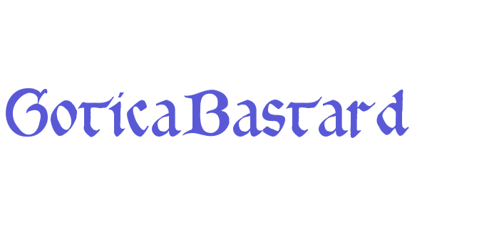 GoticaBastard Font Download