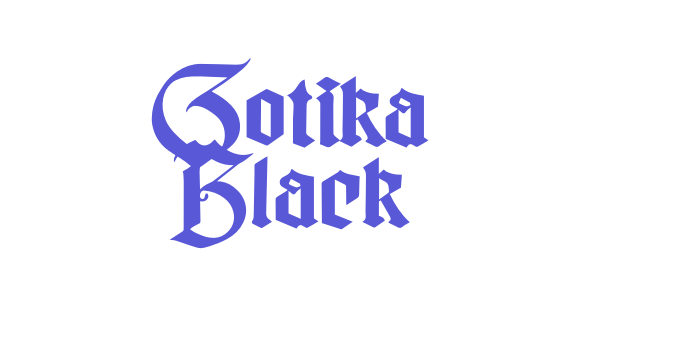 Gotika Black Font Download