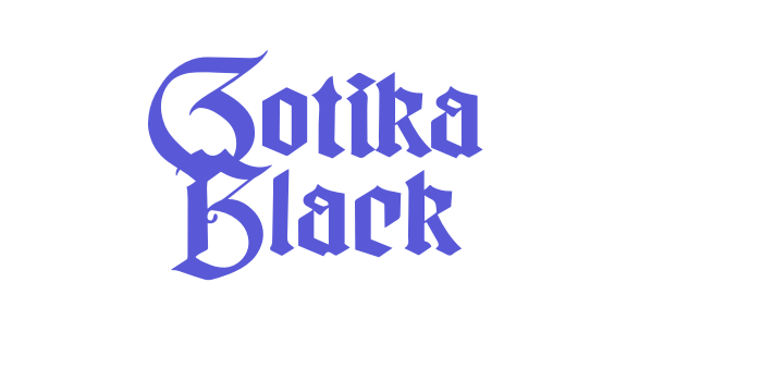 Gotika Black Font