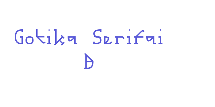 Gotika Serifai B Font Download