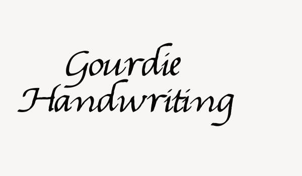 Gourdie Handwriting Font