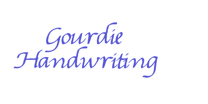 Gourdie Handwriting Font Download