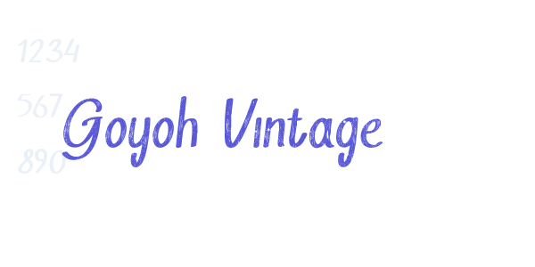 Goyoh Vintage font