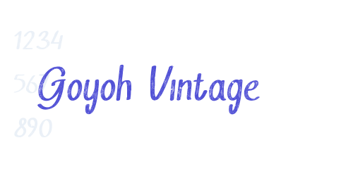 Goyoh Vintage-font-download