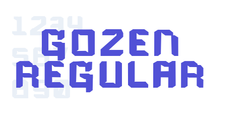 Gozen Regular-font-download