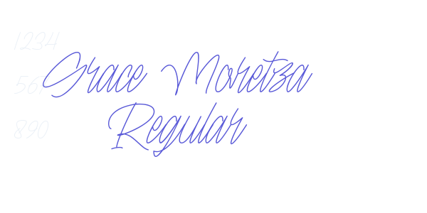 Grace Moretza Regular font free