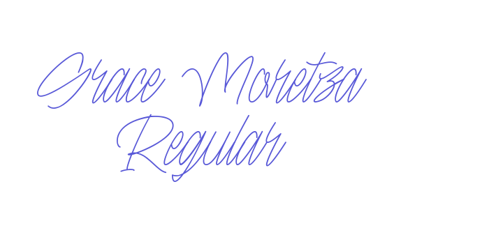 Grace Moretza Regular Font