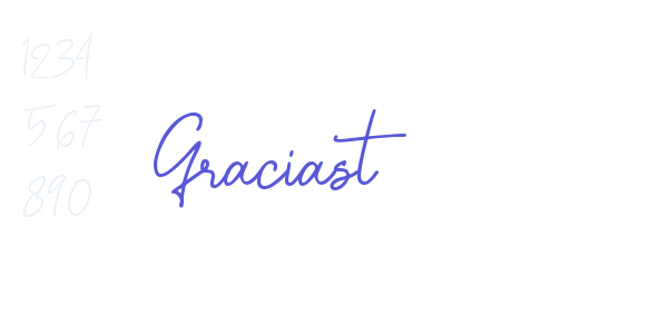 Graciast font free