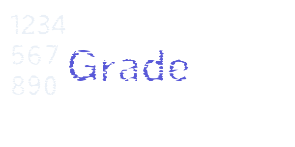 Grade font free