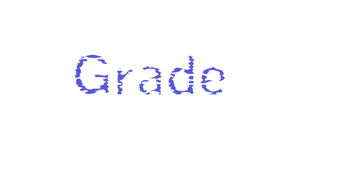 Grade Font