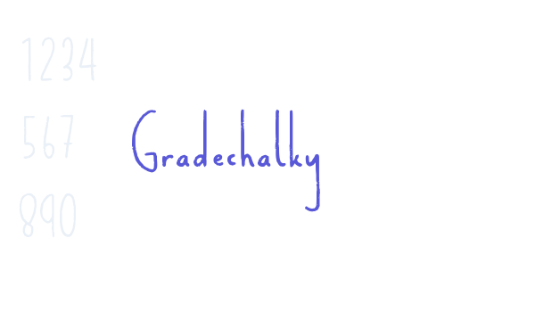 Gradechalky font free