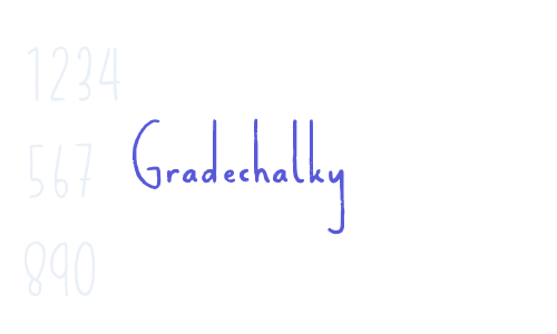 Gradechalky Font