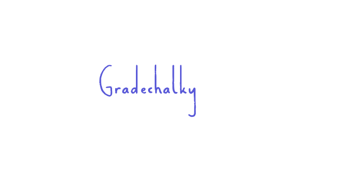 Gradechalky Font Download