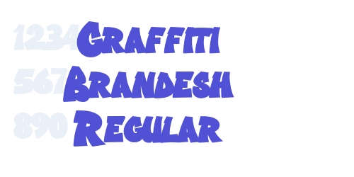 Graffiti Brandesh Regular-font-download