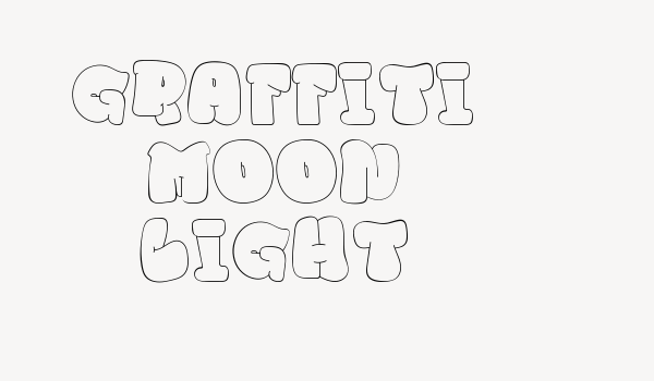 Graffiti Moon Light Font