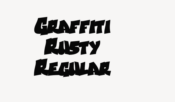 Graffiti Rusty Regular Font