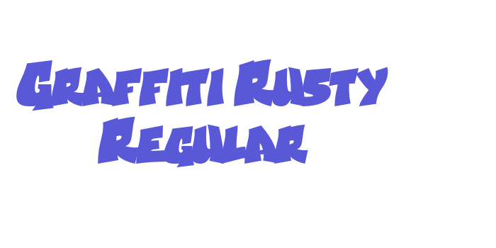 Graffiti Rusty Regular Font Download