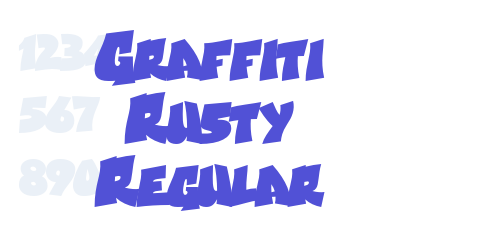 Graffiti Rusty Regular-font-download
