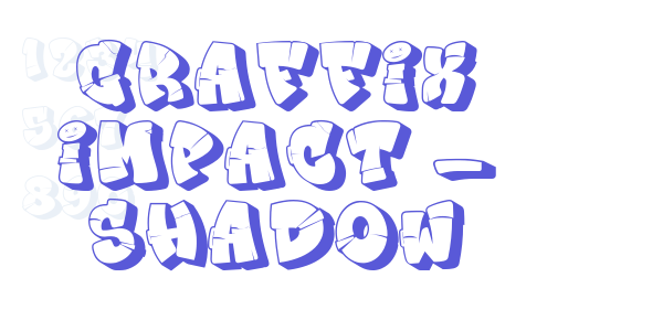 Graffix Impact – Shadow font free