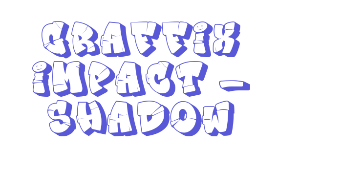 Graffix Impact – Shadow Font Download