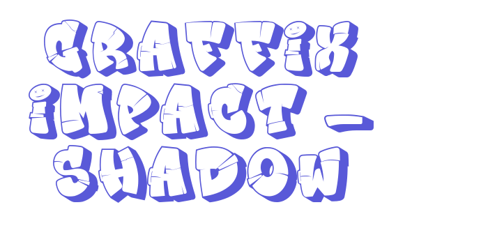 Graffix Impact – Shadow Font