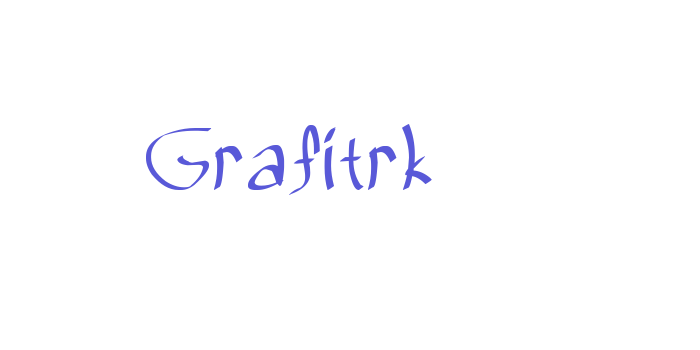 Grafitrk Font Download