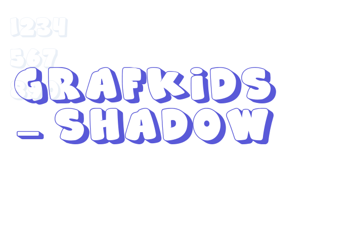 Grafkids – Shadow font free