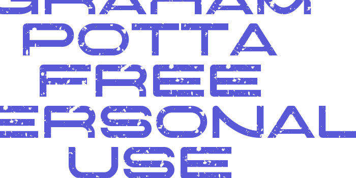 Graham Potta Free Personal Use Font Download