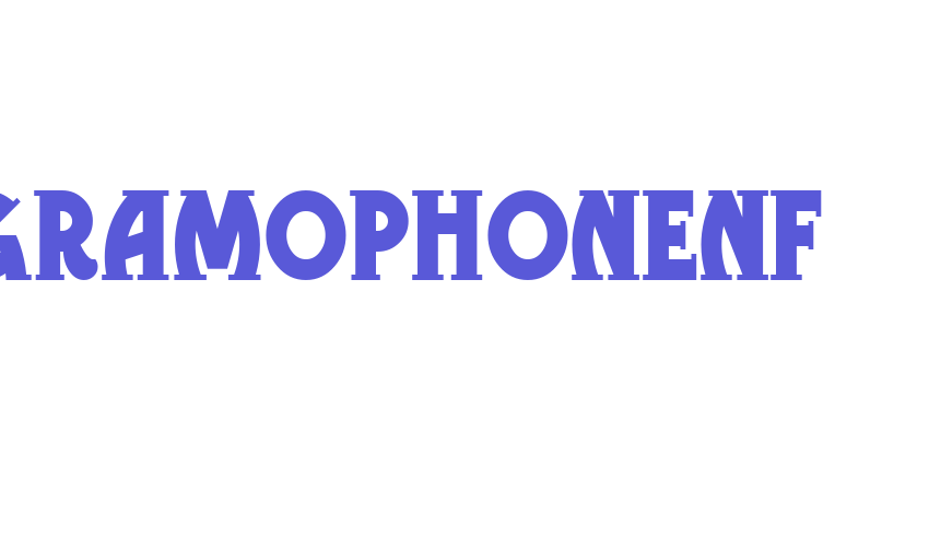 GramophoneNF Font Download